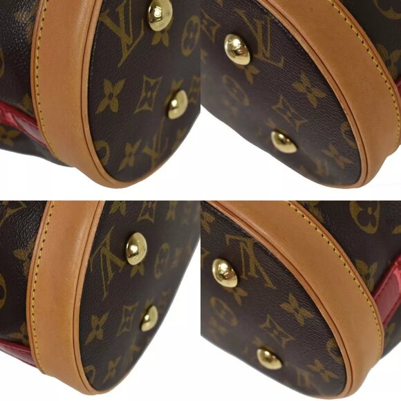 LOUIS VUITTON Neo Bucket Tote Bag Monogram Patent Leather BN Red M95613 11GA702 - Picture 15 of 16